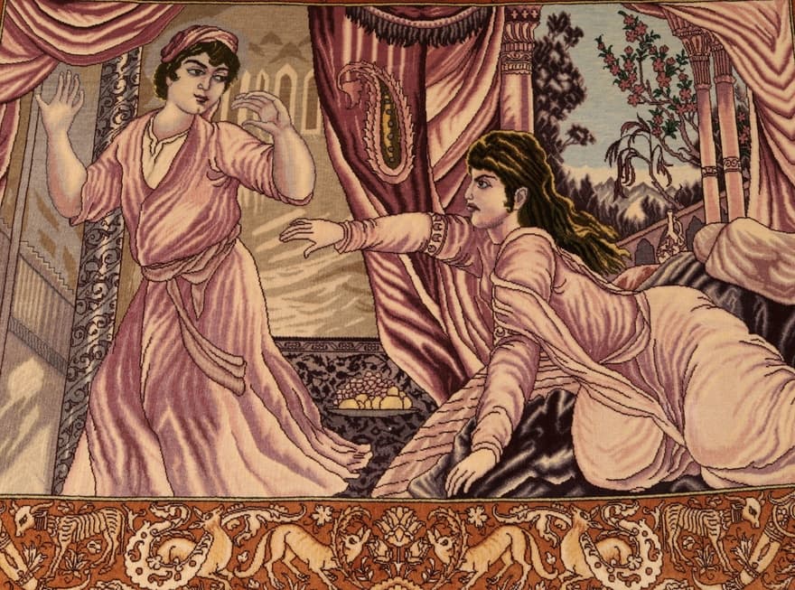 Tabriz50Raj Teppich 150x100 - Image 2