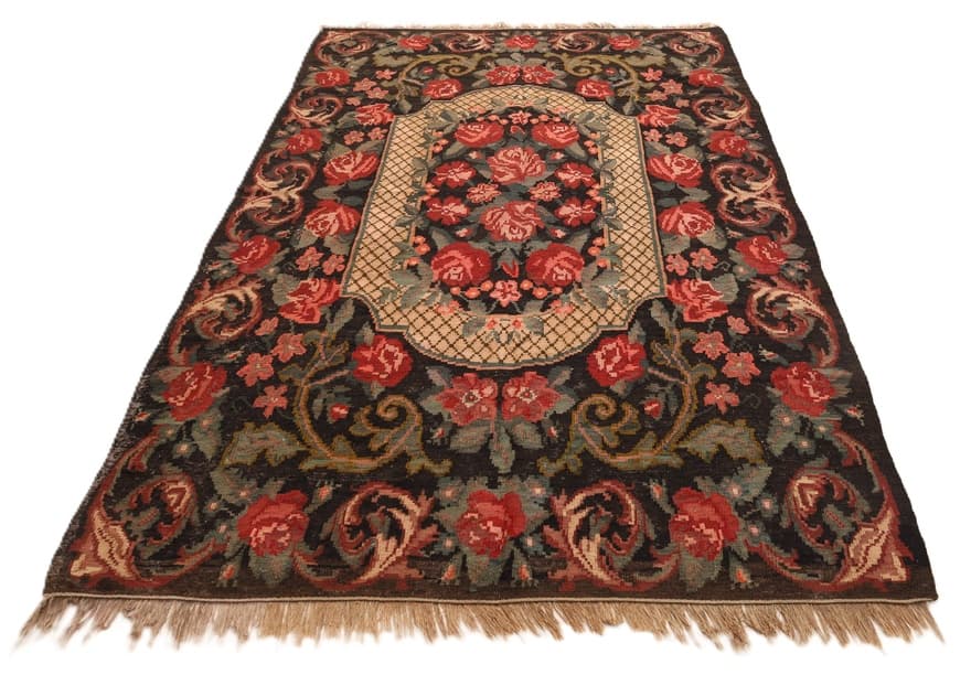 Antik Kelim Rose  Teppich  253x173