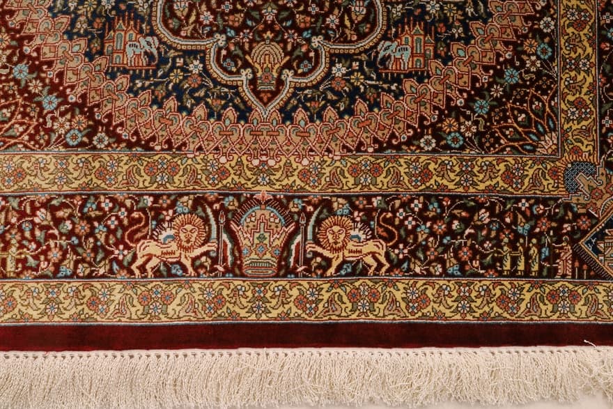 Ghom Seide Teppich 118x80