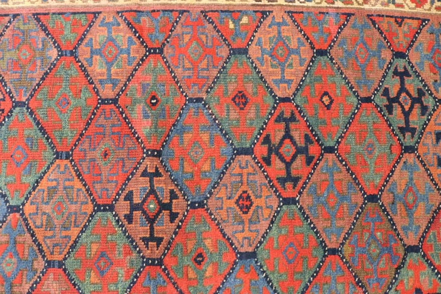 Russisch Antik Teppich 253x135