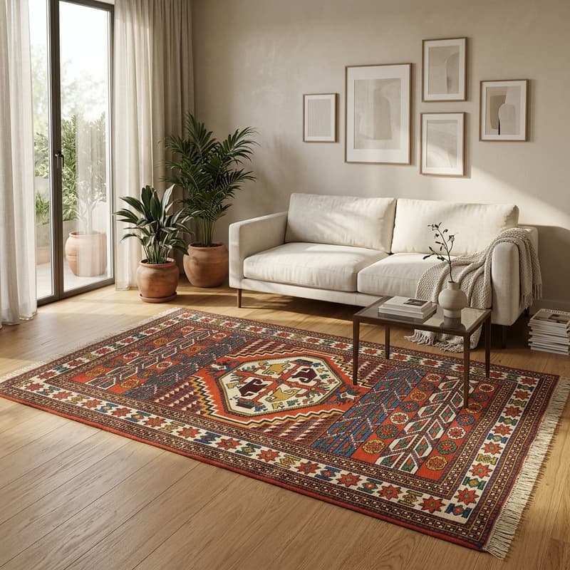 Kurdi Carpet 203x115 - Image 2