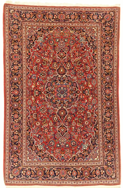 Kashan Teppich  210x136