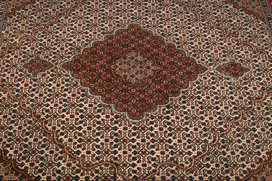 Tabriz 40 Raj Mashahdi Akbar  Carpet  201x152 - Image 4