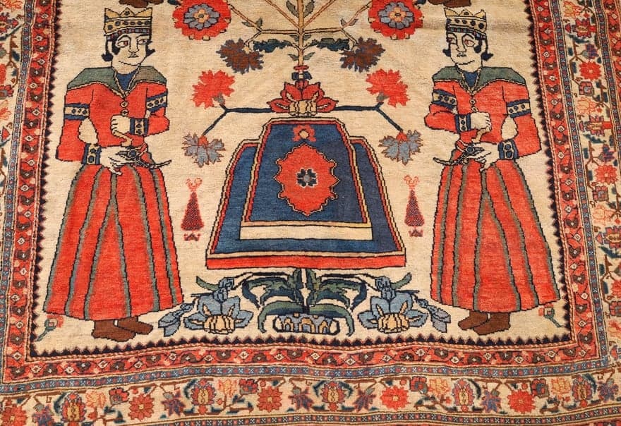 Malayer Antique Carpet 174x152 - Image 4