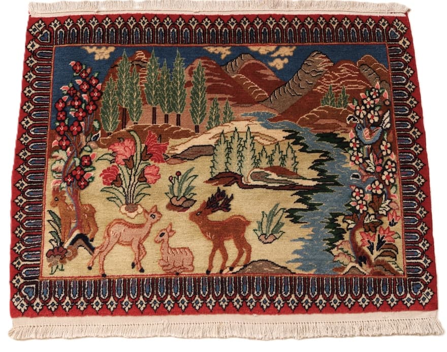 Sarouk Carpet  77x60 - Image 5