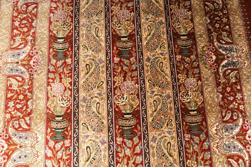 Ghom Seide Teppich 125x80