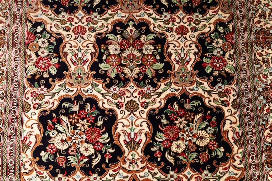 Ghom Seide Teppich 114x80