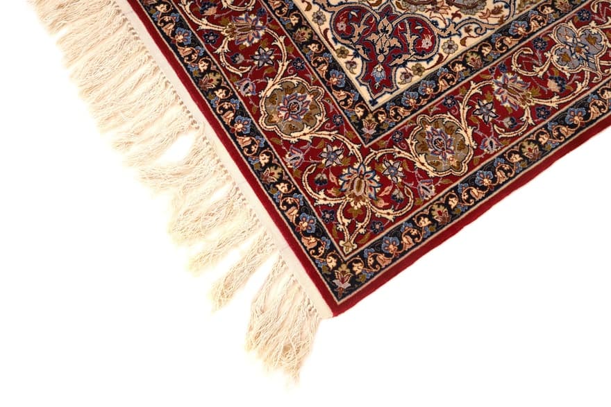 Isfahan Seidenkette Teppich 170x109