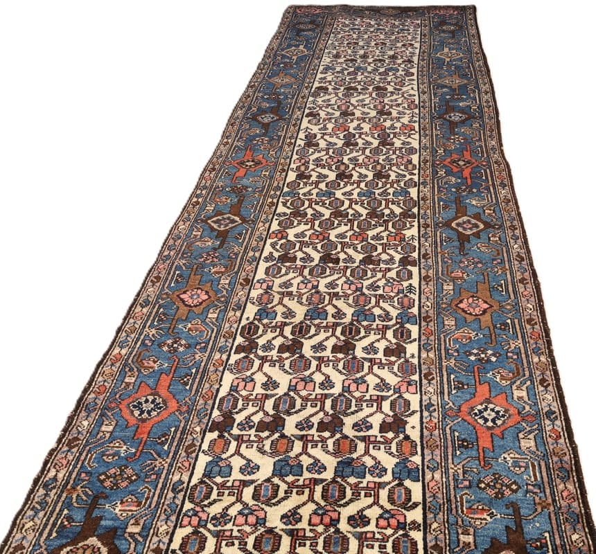 Antique Malayer Teppich 387x120 - Image 4