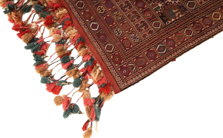 Antique Ghuchan Carpet  210x110 - Image 5