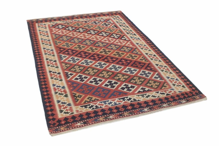 Kelim Fars Carpet 223x153 - Image 5
