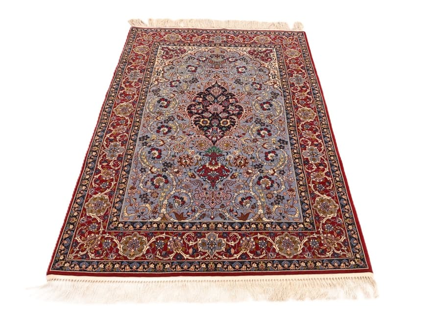 Isfahan Seidenkette Teppich 170x109