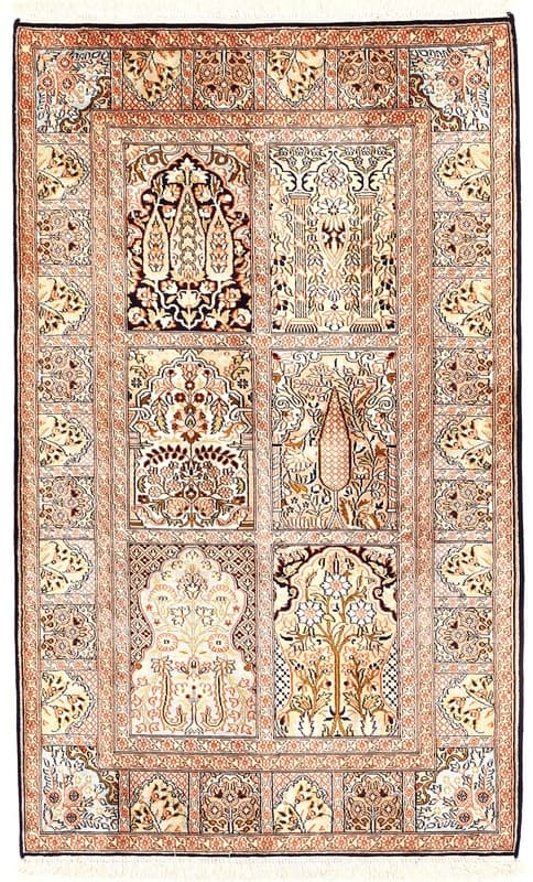 Kashmir Silk Carpet 153x94