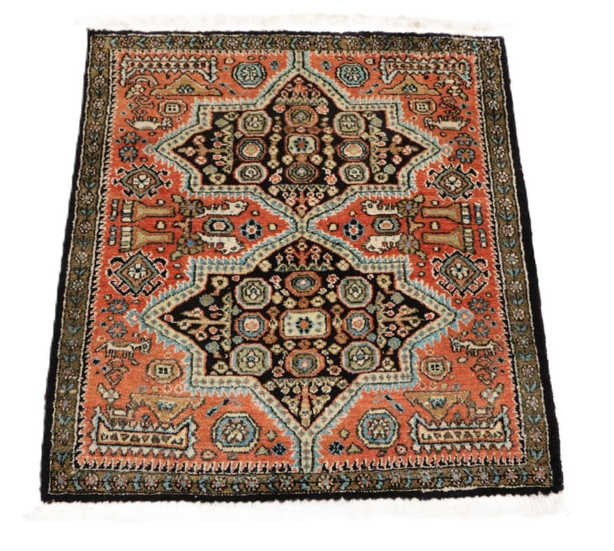 Ghom Seide Teppich 80x60