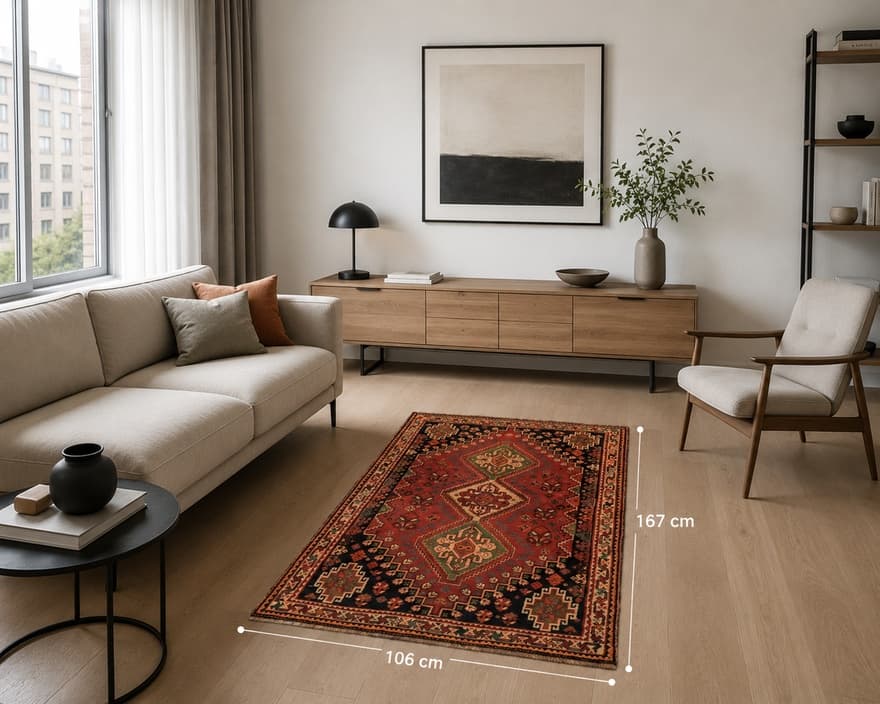 Ghashghai Carpet 167x106 - Image 2
