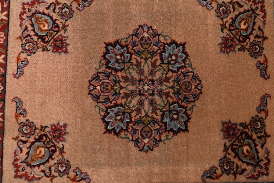 Vintage Isfehan Carpet 84x64 - Image 5