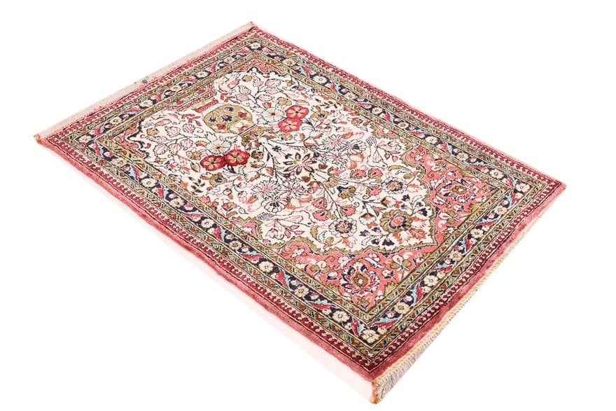 Ghom Seide Teppich  95x60