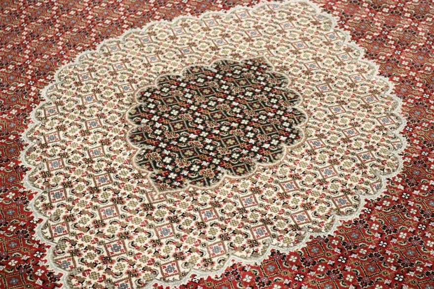 Tabriz Mahi Teppich 351x250