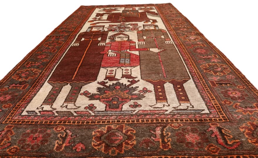 Antike   Baluch Teppich 210x108 - Image 6