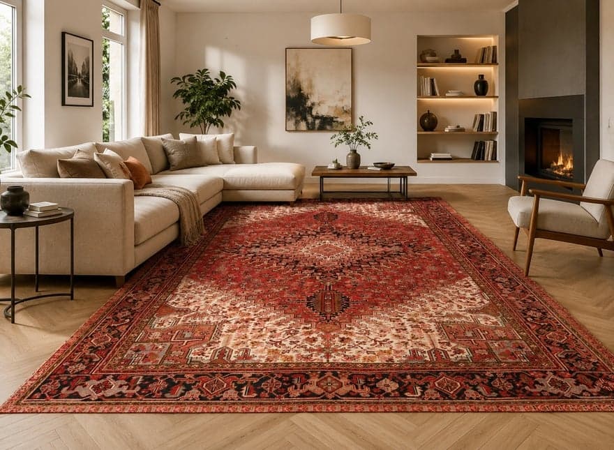 Heriz Carpet  376x297 - Image 2
