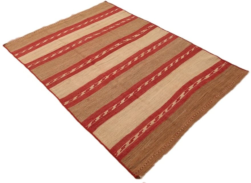 Kelim  Fars Teppich  187x134 - Image 4