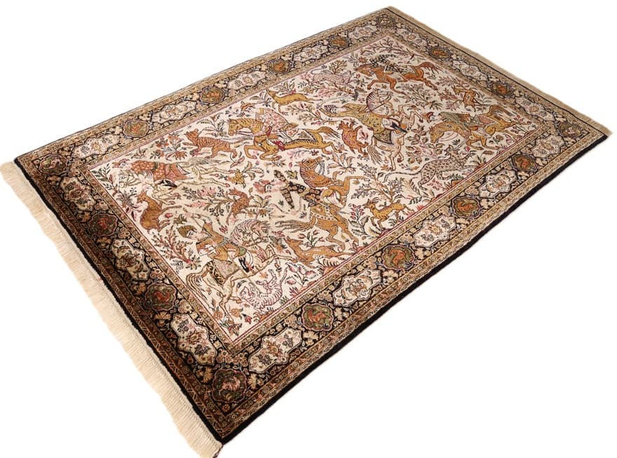 Qum Silk Carpet 160x106 - Image 5