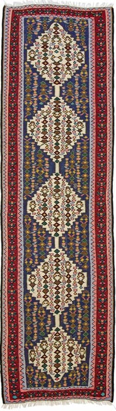 Kelim Senneh Teppich  288x81