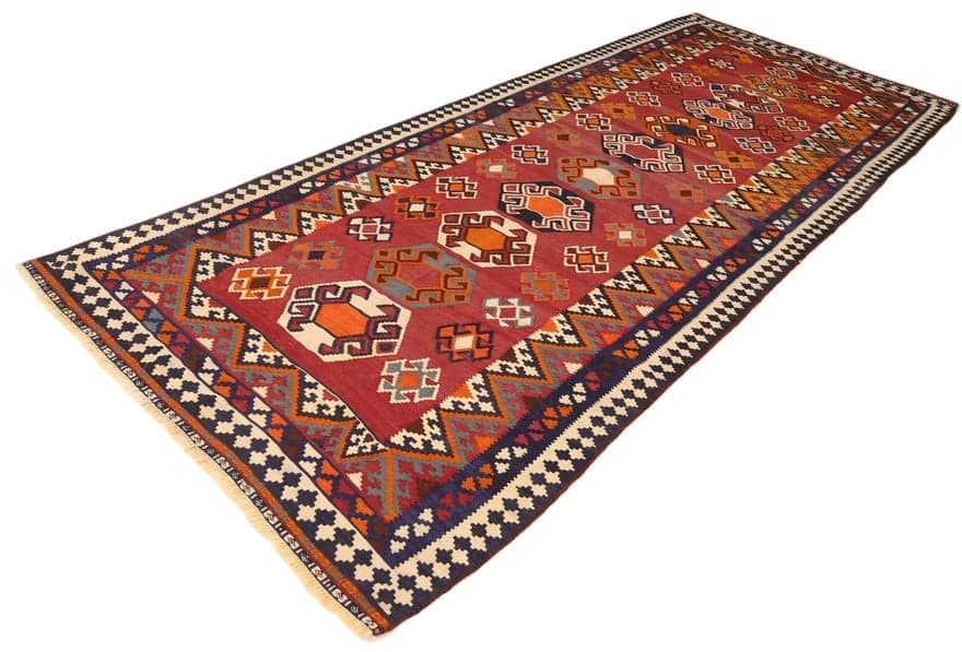Kelim Fars Teppich 340x120 - Image 5