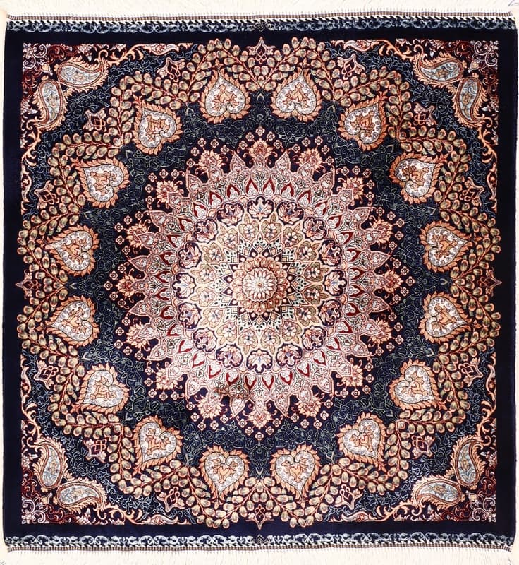 Qom Daisy Carpet 70x70