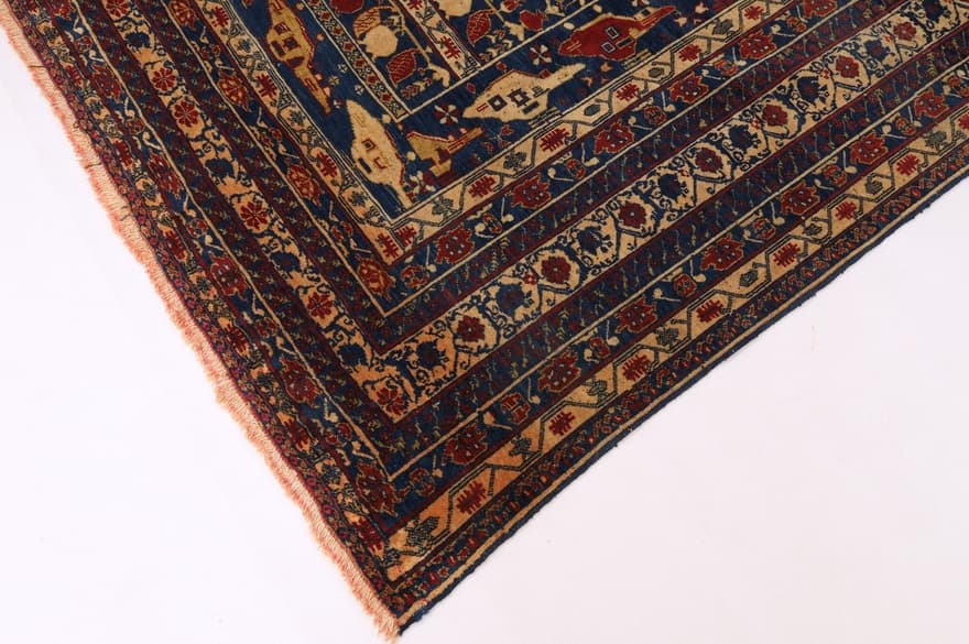 Antique Afgan Carpet 273x197 - Image 5