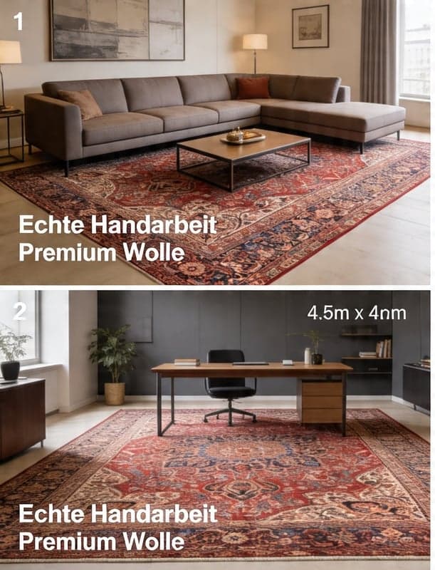 Heriz Carpet  418x313 - Image 6