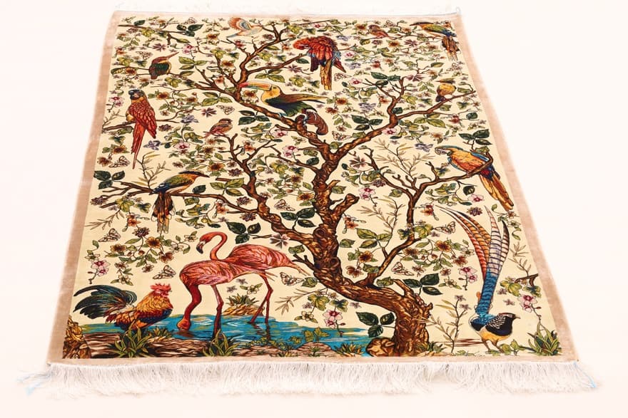 Ghom Dahlia Carpet 150x100