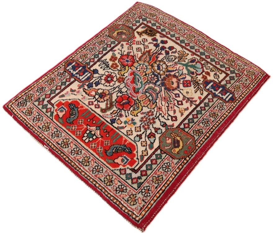 Antike  Tabriz Teppich  65x56 - Image 4