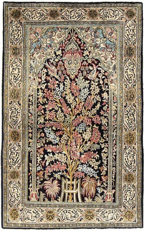 Ghom Silk Carpet 135x80