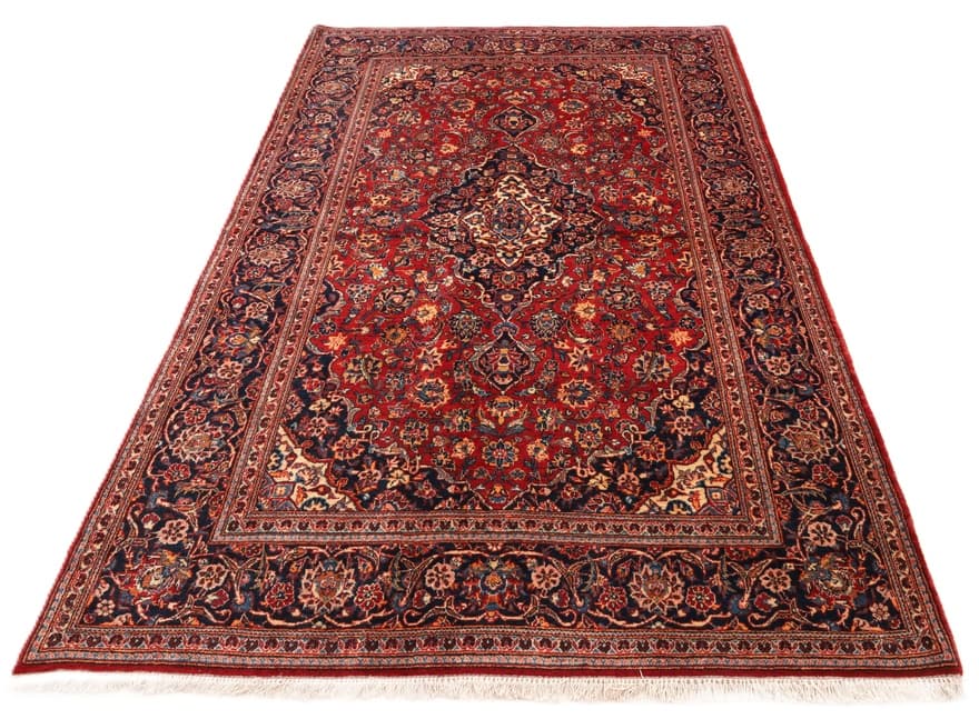 Antique Kashan Carpet 213x138 - Image 3