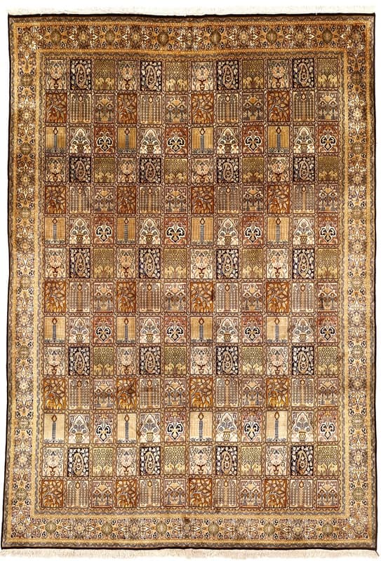Kashmirsieide Teppich 307x216