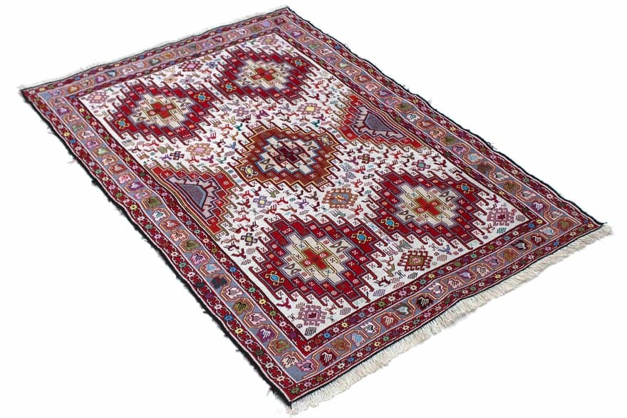 Kelim Silk Carpet 142x98