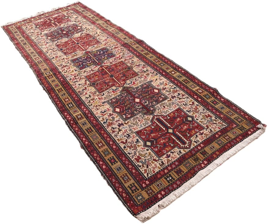 Kelim  Fars Teppich 290x108 - Image 3
