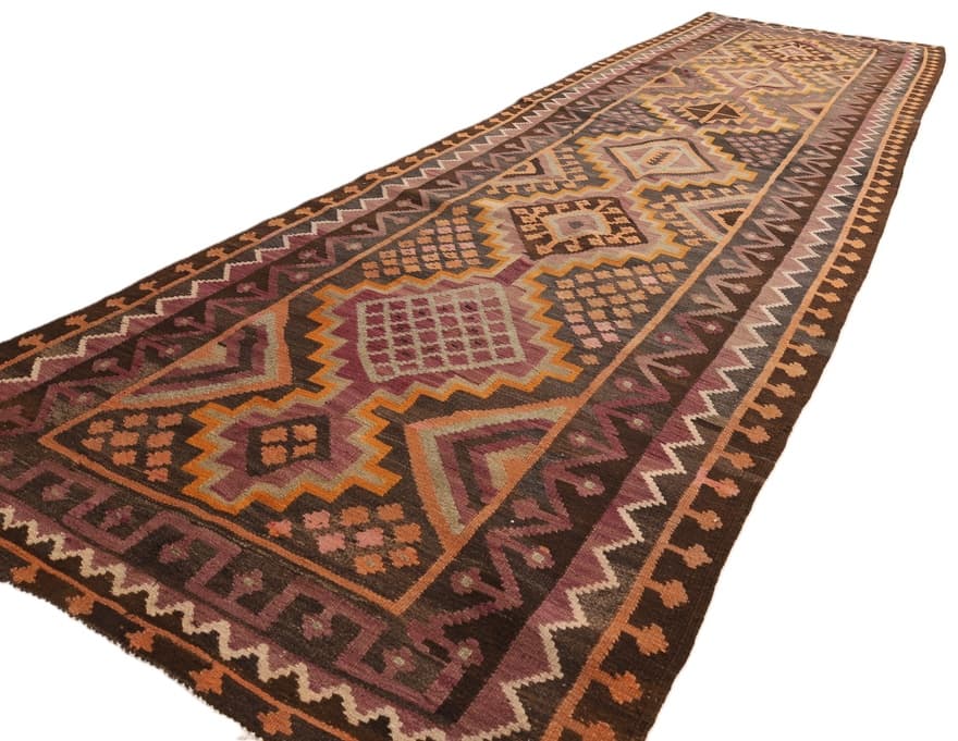 Antik Kelim Teppich  387x120
