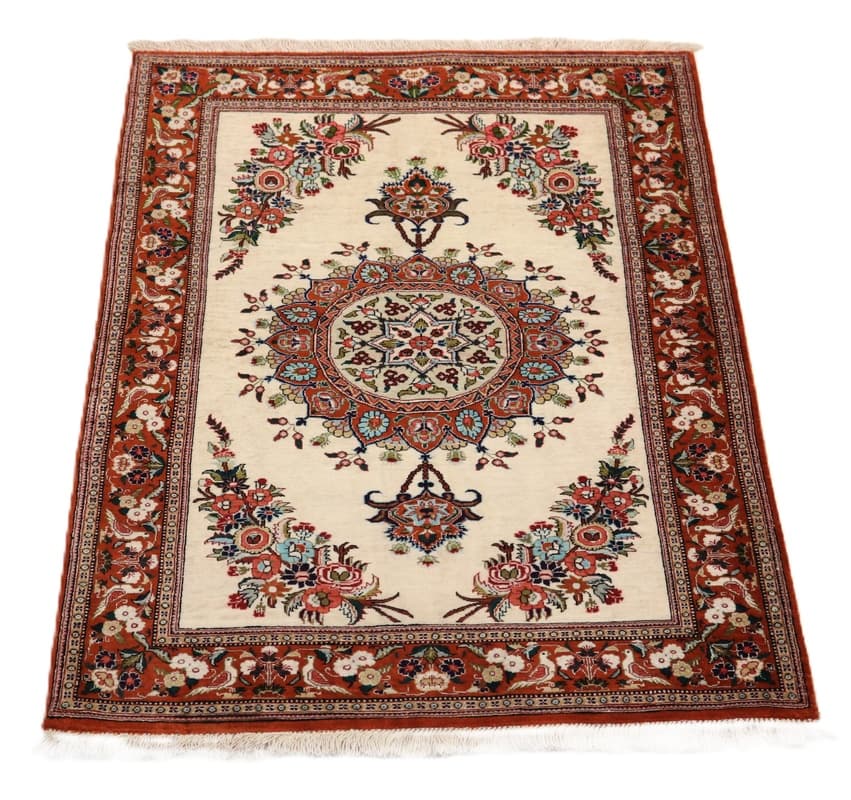 Ghom Seide Teppich 118x80