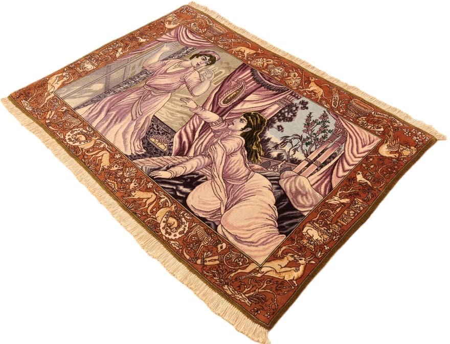 Tabriz50Raj Teppich 150x100 - Image 4