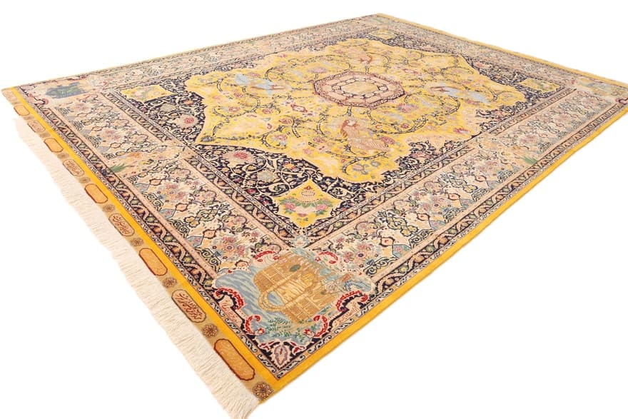 Antike Tabriz 70 Raj Teppich 410x300 - Image 5