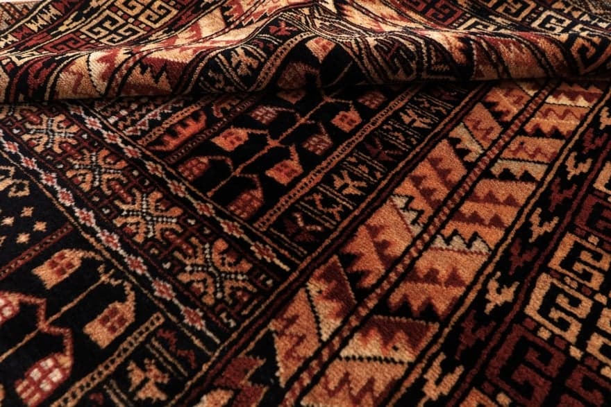 Antique Baluch Carpet  132x89 - Image 3