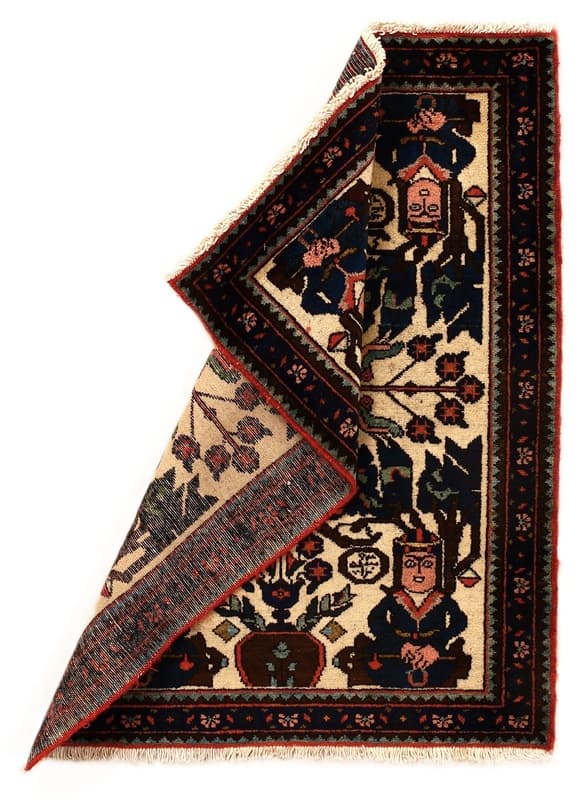 Antike  BAKHTIAR Teppich 100x80 - Image 3