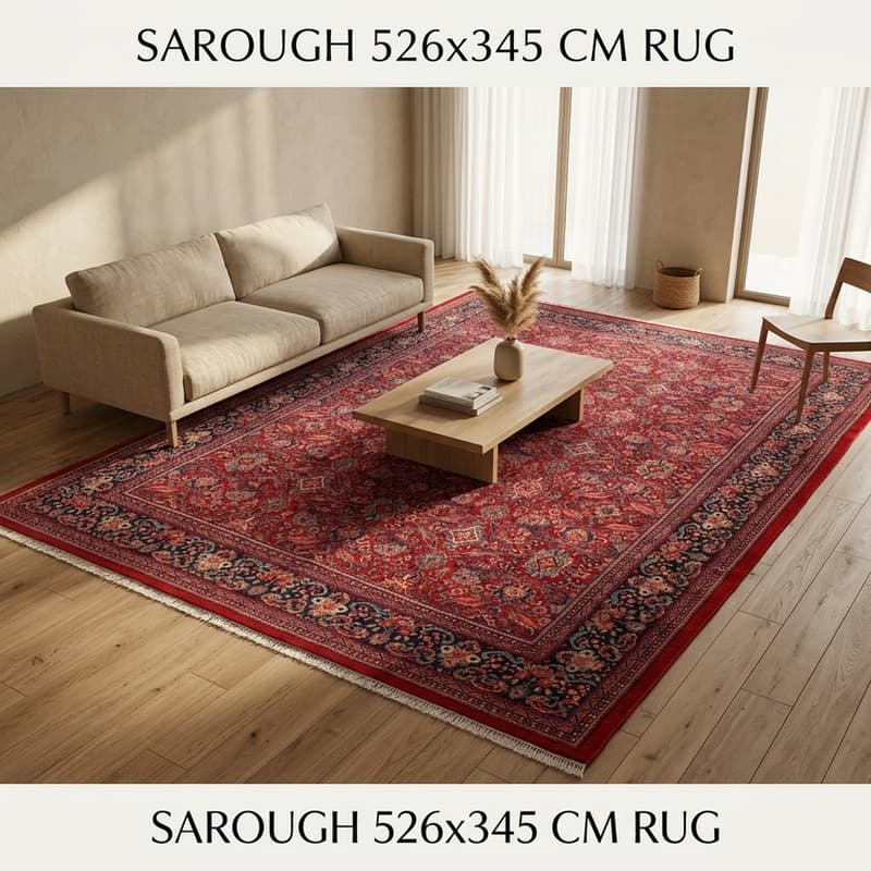 Sarough Teppich  526x345 - Image 3