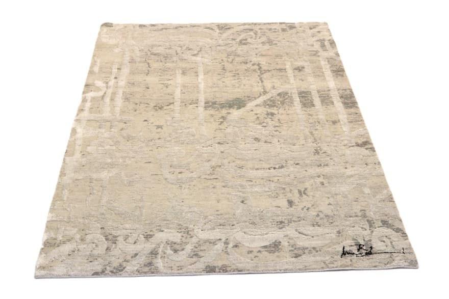 Modern Lotus Teppich handgewebt 243x151