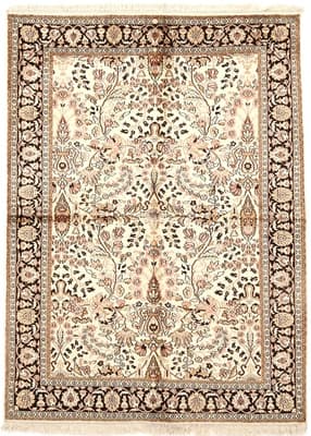 Kashmir Seide Teppich  215x160
