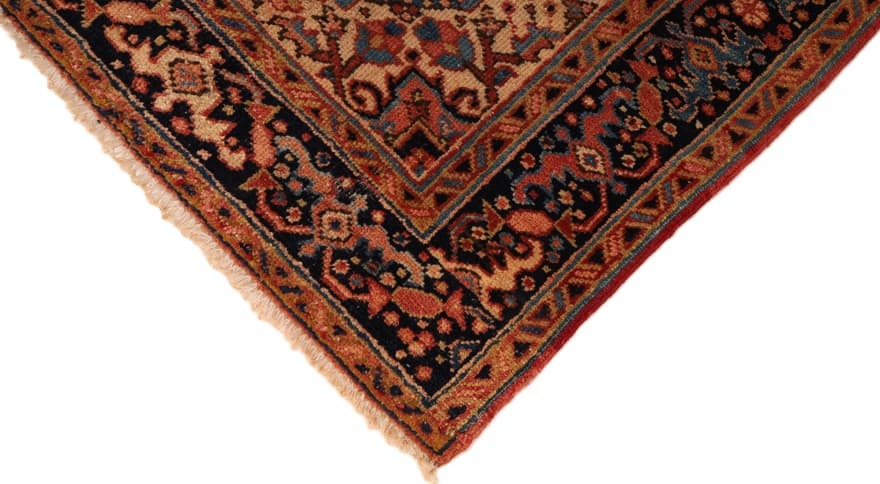 Antique Heriz Carpet  85x75 - Image 6