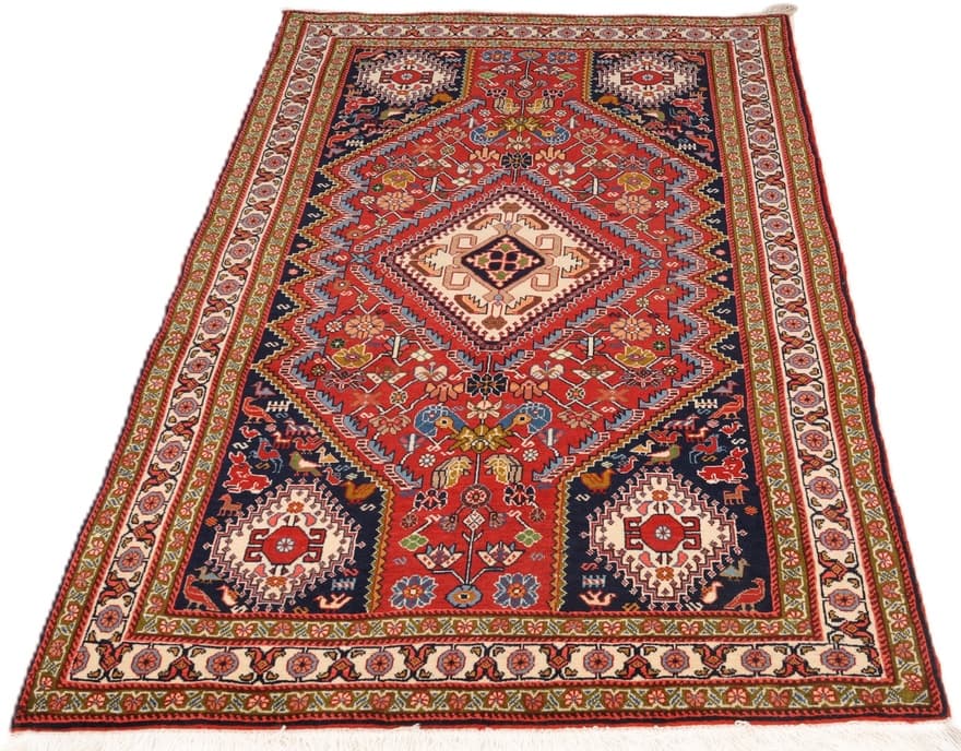 Ghashghai Kashkuli  Carpet  153x100 - Image 4