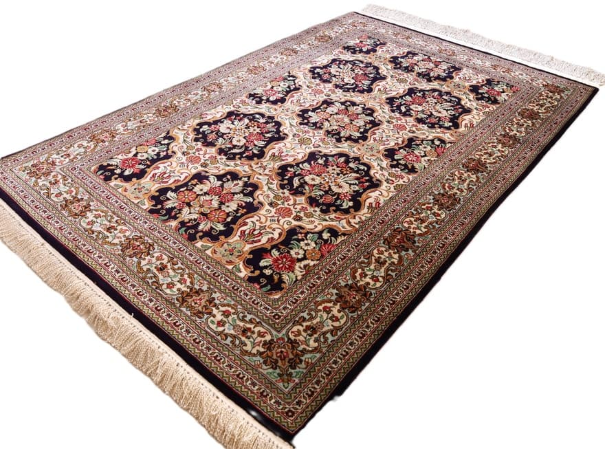 Ghom Seide Teppich 114x80
